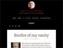 Tablet Screenshot of davesfiction.com